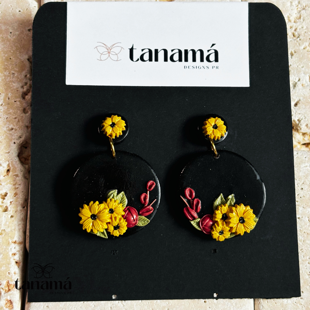 Bouquet de Girasoles Earrings