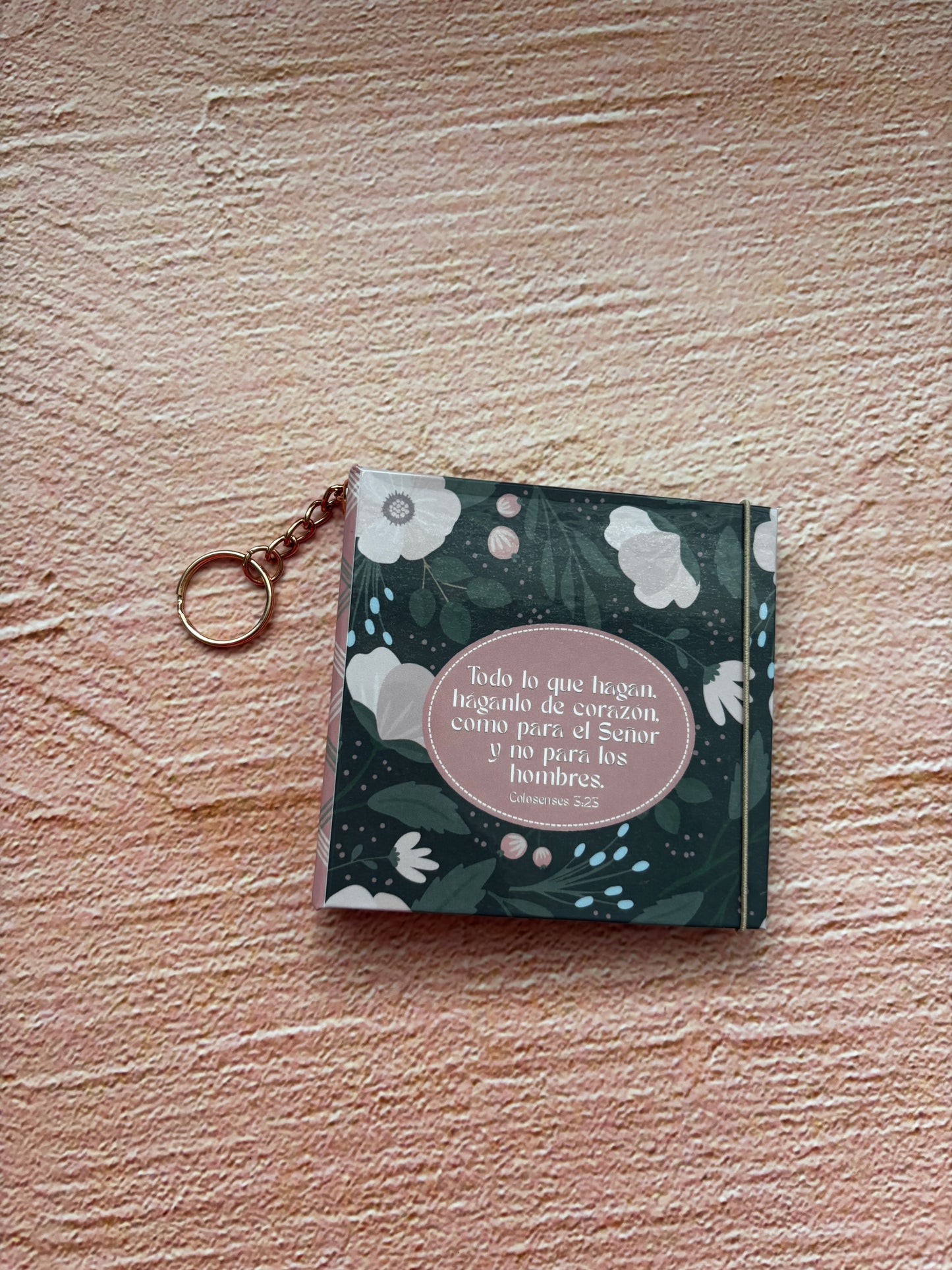 Mini Libreta Llavero con Post-it